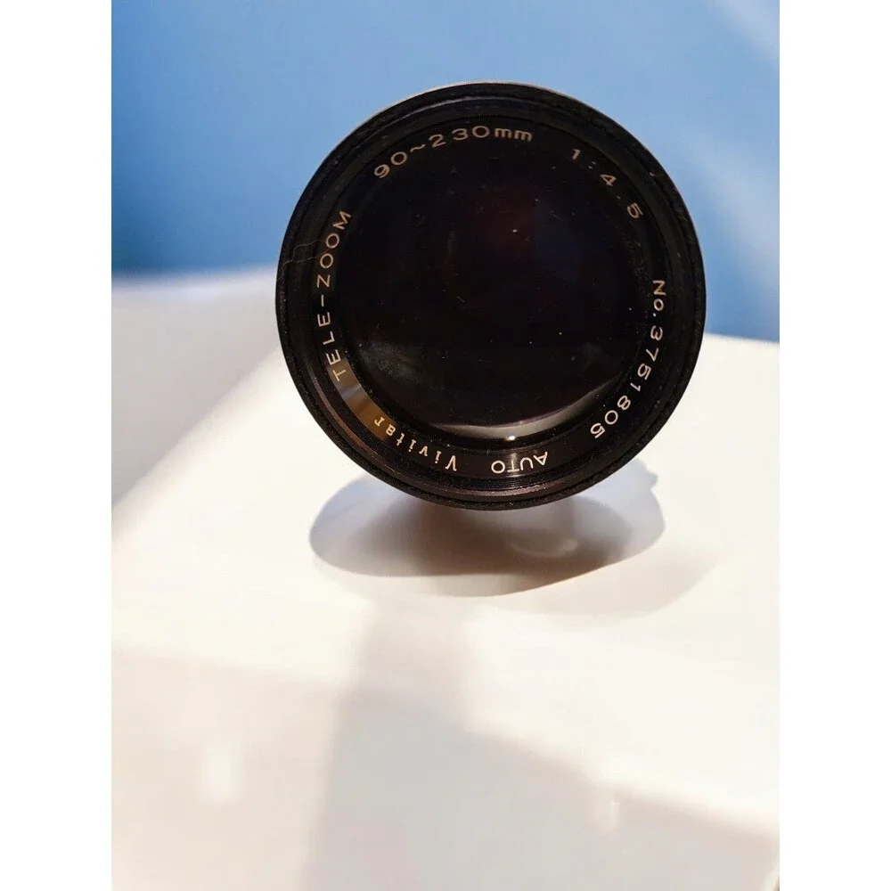 Vivitar 90-230mm f/4.5 Zoom Lens Tokina Miranda MIR Mount Vintage Japan Case